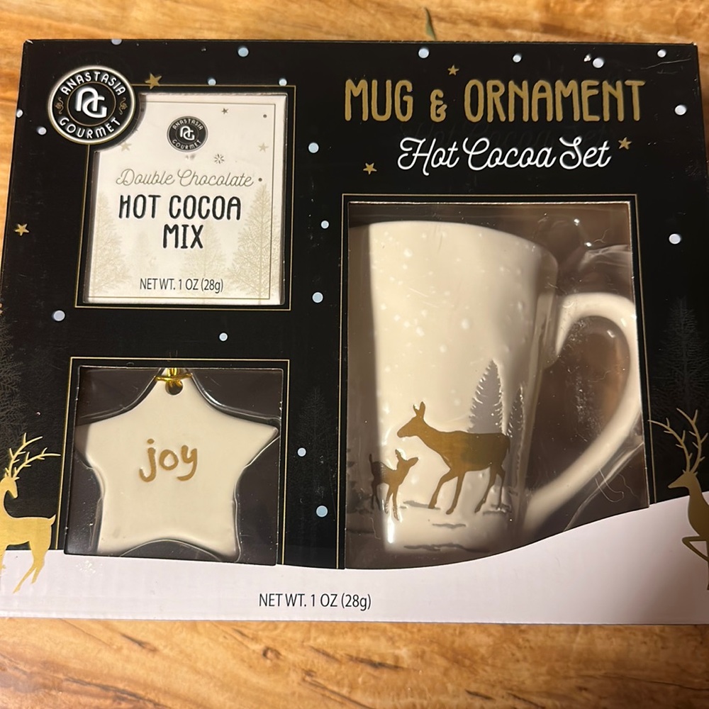 Anastasia Gourmet Mug & Ornament Hot cocoa set